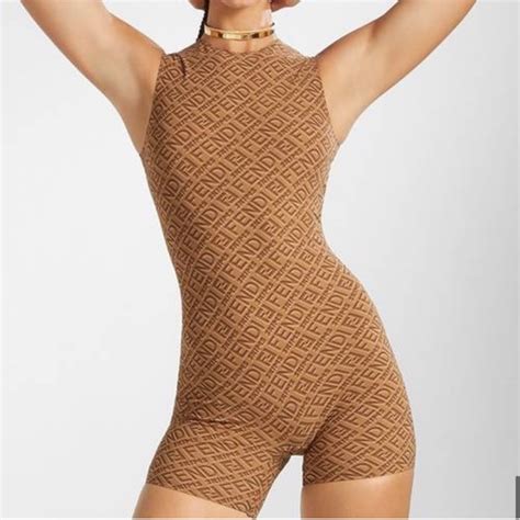 fendi x skims dress|fendi x high neck bodysuit.